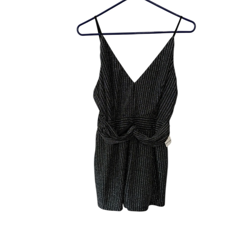 Ark & Co Black and Silver Romper